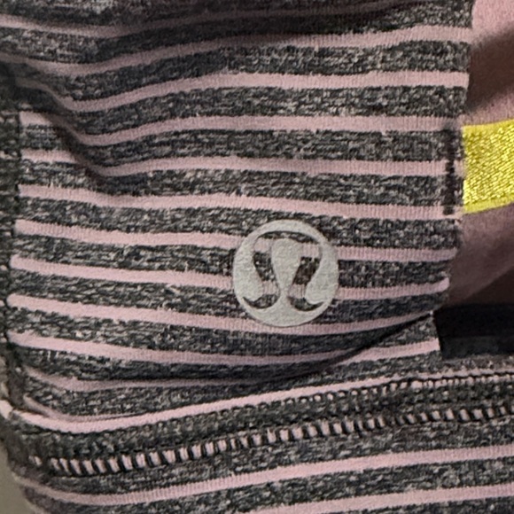 Lululemon Seek the Heat Sports Bra in gray and pink Size 6, no pads included. - Picture 2 of 5